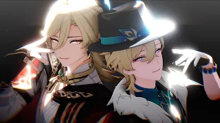 【原神/Genshin Impact × 崩壊 スターレイル/Honkai Star Rail MMD】Gimme×Gimme【カーヴェ kaveh / アベンチュリン Aventurine】