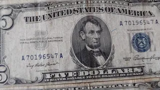History of Small Size US Currency - Early 1950's - Part 5