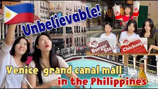 Koreans visiting VENICE GRAND CANAL MALL for the first time! They can't hide their excitement!