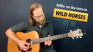 Adding fills to the intro of "Wild Horses"