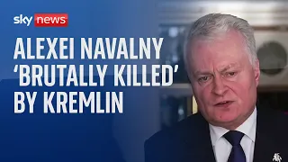 Alexei Navalny dies: He was 'brutally killed' by Kremlin regime -  Lithuanian President