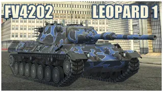 FV4202 & Leopard 1 • WoT Blitz Gameplay