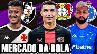 COUTINHO CHEGA EM JUNHO AO VASCO | GABIGOL NO CRUZEIRO | CR7 NA EUROPA e ÚLTIMAS DO MERCADO DA BOLA