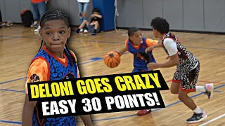 7th Grader is "LIKE THAT" Deloni Pughsley Scored 30 EASY! | Balliswife Camp Highlights...
