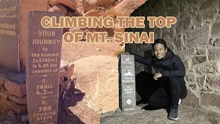 HOLYLAND:  CLIMBING THE SUMMIT OF MT. SINAI /EGYPT