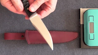Cмилодон-небольшой обзор нового ножа от мастера Геннадия Дедюхина.