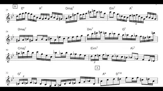 In your own sweet way, Kenny Barron Transcription