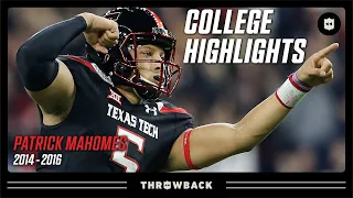 Patrick Mahomes "Ultimate Air Raid Athlete" Texas Tech Highlights! | College Legends