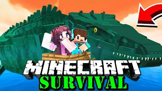 RAKSASA INI MUNCUL KETIKA BERBURU MAKHLUK AIR !! Minecraft Survival Bucin [#16]