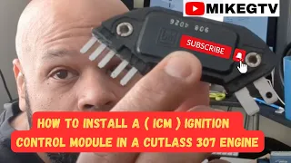 HOW TO INSTALL A (ICM) IGNITION CONTROL MODULE IN A 1984 CUTLASS 307 ENGINE