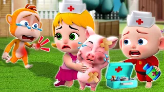 The Boo Boo Song - Let's Protect the Animals 🐘🐇| CoComelon Nursery Rhymes & Kids Songs #PIBAnimals