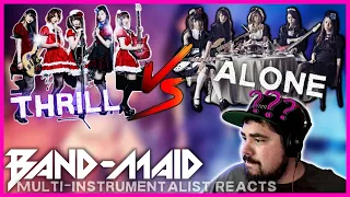 BAND-MAID First Hit vs. First Self-Written | 'Thill' vs. 'Alone' | Musician Reaction + Analysis