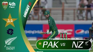Pakistan vs New Zealand | 4th T20I | Full Match | Cricket 22