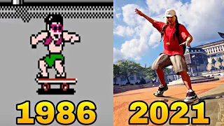 Evolution of Skateboard Games (1986-2021)