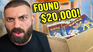 Man Finds FORGOTTEN $20,000 Pokemon Cards HIDDEN In Basement