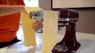 How to Roll Pasta Dough using the KitchenAid Attachment