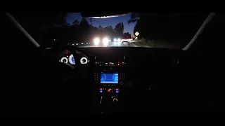 E55 AMG night driving