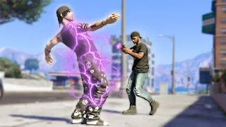 HE WAS BIG MAD! *STUN GUN TROLLING!* | GTA 5 THUG LIFE #476