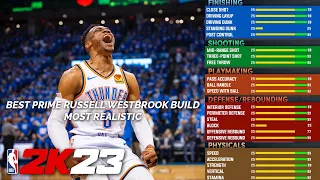 BEST PRIME RUSSELL WESTBROOK BUILD IN NBA 2K23 | ATHLETIC FINISHER