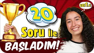 2022 LGS 1.si Bengisu Ece Bakırdere | Günde 20 Soru Çözerek Başladım ❗