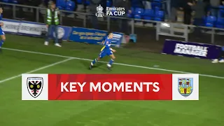 AFC Wimbledon v Weymouth | Key Moments | First Round Replay | Emirates FA Cup 2022-23