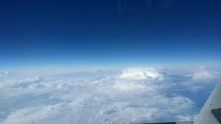 Полет сквозь облака к морю / Flight through clouds to the sea