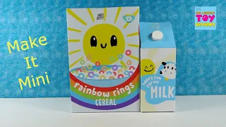 MGA Miniverse Make It Mini Food Blind Bag Opening Craft Review | PSToyReviews