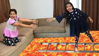 شفا أنقذت سوسو من الحمم البركانية !! floor is lava Shfa saves Soso