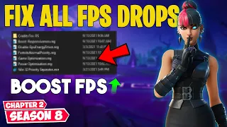 Fix FPS Drops & Boost FPS in Fortnite! - Fix Lag (Chapter 2 Season 8)