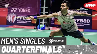 YONEX French Open 2024 | Lakshya Sen (IND) vs. Loh Kean Yew (SGP) | QF