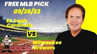 MLB Picks and Predictions - St. Louis Cardinals vs Milwaukee Brewers, 9/26/23 Free Best Bets & Odds