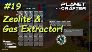 Shredder, Gas Extractor & our First Zeolite | Planet Crafter | Playthrough s01e19