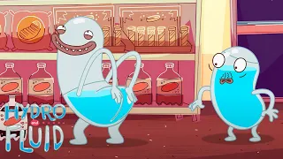 Friendly Experiment | HYDRO and FLUID | Funny Cartoons for Children