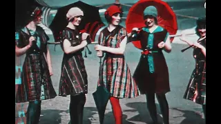 Amazing Colour Footage From (1908 - 1912) - "A Visit to the Seaside" / "Atlantic City" HD