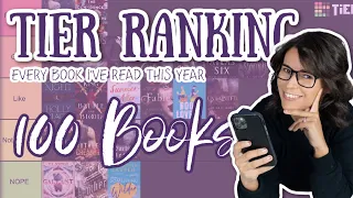 100 Book Tier Rank ✨ (Fantasy/Dark Romance) | Ranking all the books I've read this year (2022)