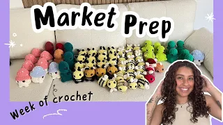 Market Prep ✨ Week of Crochet 💐How Much I take to a Market 🌼