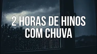 2 Horas De Músicas e Hinos Evangélicos Com Piano e Chuva | Instrumental Gospel Worship Soaking