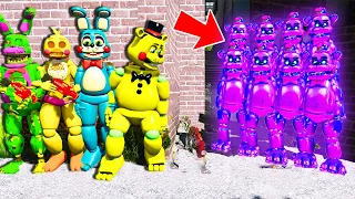 КАК КОШМАРНЫЕ АНИМАТРОНИКИ НАШЛИ ФРЕДДИ ФАНТОМА! GTA 5 моды ФНАФ FNAF MODS