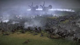 French Infantry Square VS Austrian Cavalry Charge - NTW: Field Command Napoleon mod