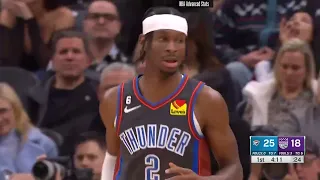 Shai Gilgeous-Alexander 37 pts 7 ast 2 stl vs Sacramento Kings | 2023-01-20