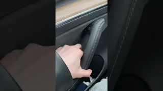 Несколько вещей которые есть в Tesla Model Y #shorts