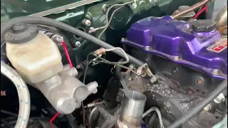 Toyota 3L turbo converted.
