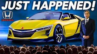 Honda CEO Announces The Return Of Honda S2000 & SHOCKS The Entire Industry!