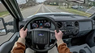 2015 Ford F-350 XL Flatbed - POV Test Drive (Binaural Audio)