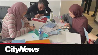 Montrealers gather to wrap gifts for kids in need for Eid al-Fitr