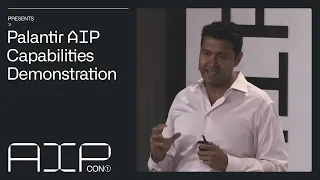 Palantir AIP Capabilities Demonstration | CTO Shyam Sankar at AIPCon