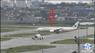 Estávamos Gravando o Avião  Atlas 747 Quando de Repente Apareceu Um 787-9 Com Pintura Lindíssima!!!