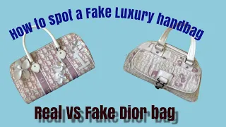 Real VS fake Dior bag