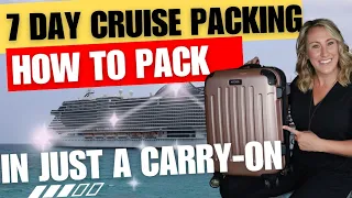 All the things you need to pack for a 7 Night Caribbean Cruise in just a carry on don't overpack