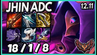 Jhin vs Caitlyn ADC / KR Grandmaster / Patch 12.11 / Season 12 [ 18 / 1 / 8 ] 🔥